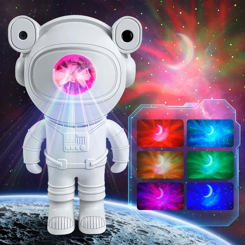 Kinder Star DIY Projektor-Nachtlicht mit Fernbedienung, 360° verstellbarem Design und Astronaut-Nebula-Galaxy-Beleuchtung für Kinder