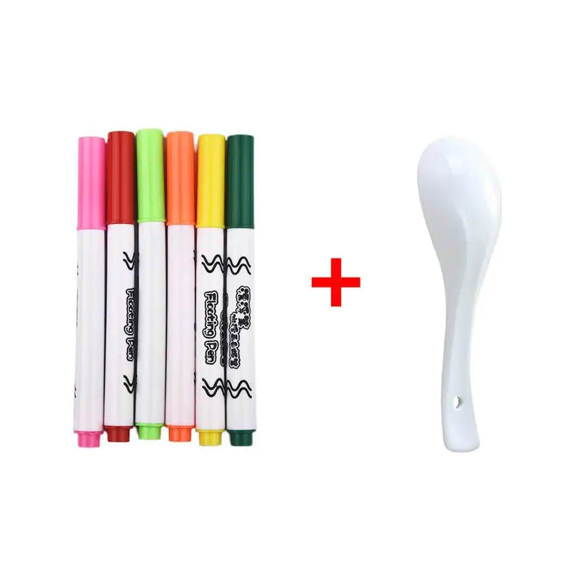 Magischer Wasser-Malstift Whiteboard-Marker Schwimmender Wasser-Zeichenstift Farbiger Markierungsstift Whiteboard-Stift Große Kapazität Abwischbar