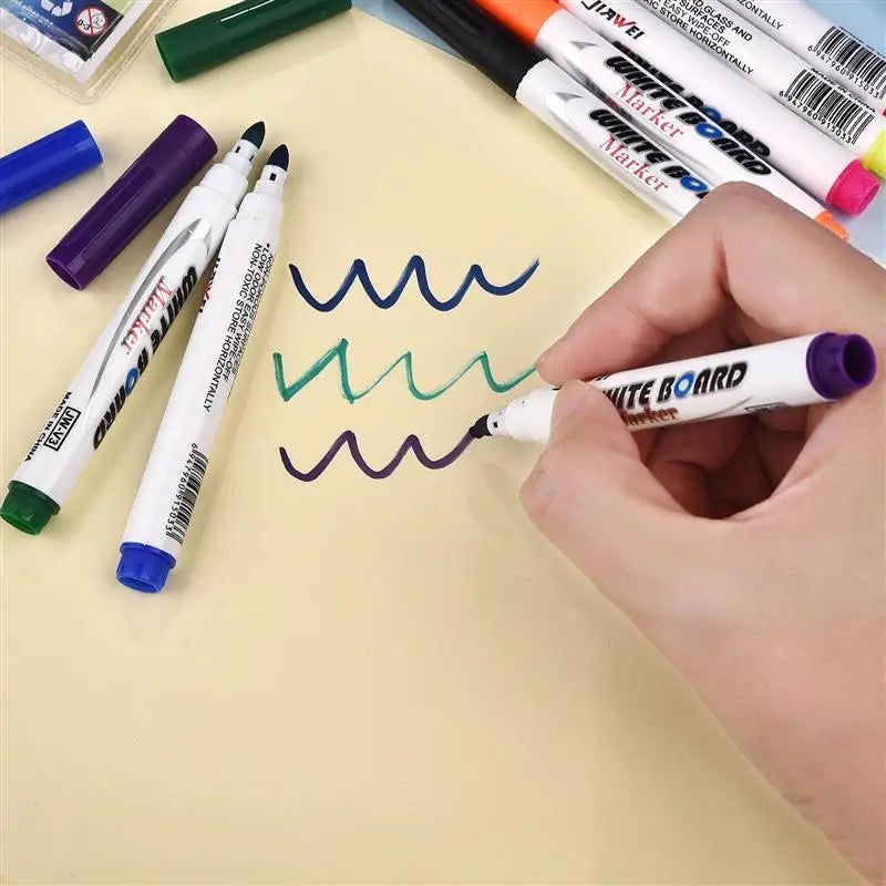 Magischer Wasser-Malstift Whiteboard-Marker Schwimmender Wasser-Zeichenstift Farbiger Markierungsstift Whiteboard-Stift Große Kapazität Abwischbar